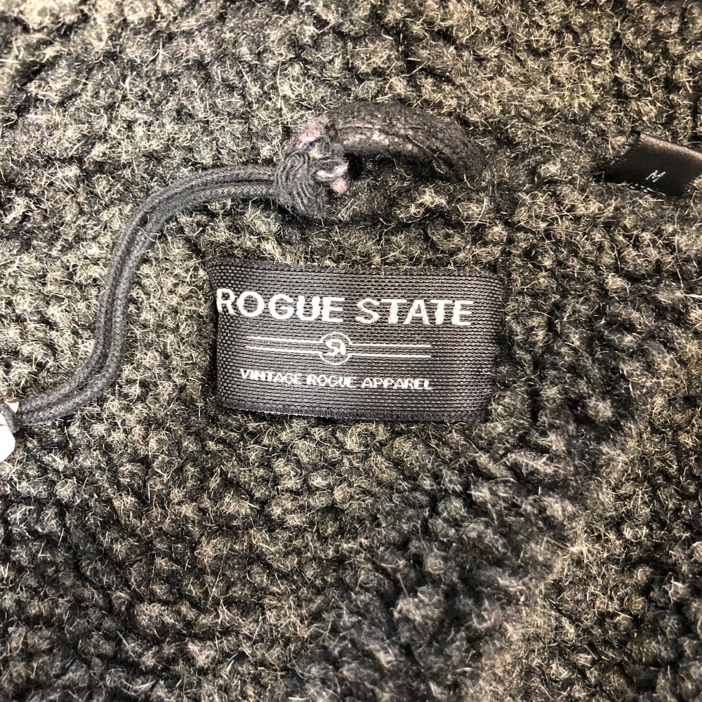 Rogue State Bomber Motorcycle Jacket Coat Sz M - Picture 5 of 7